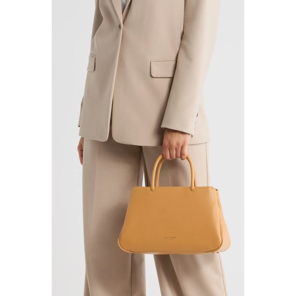 KATE SPADE Grace Smooth Leather Satchel NWT - Picture 2 of 8